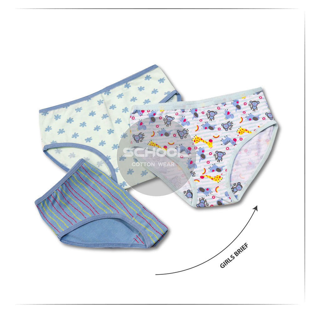 Kids Printed Brief - Pack of 3 - Group 7